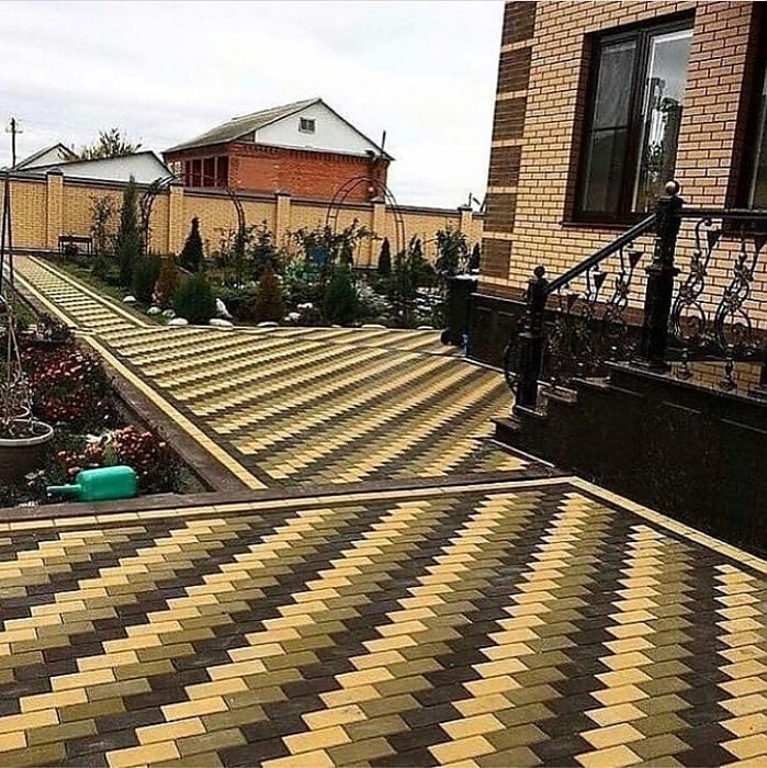 укладка брусчатки
